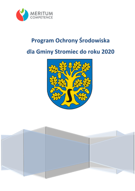 Program Ochrony Środowiska Dla Gminy Stromiec Do Roku 2020