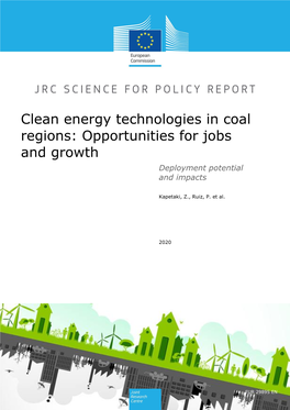 Clean Energy Technologies in Coal Regions: Opportunities for Jobs and Growth Deployment Potential and Impacts