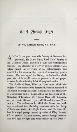 BY WM. AETHUR JONES, M.A. F.G.S. the Common Pleas