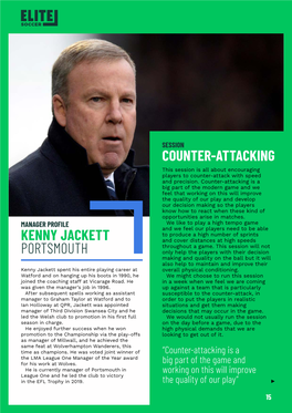 Kenny Jackett Portsmouth Counter-Attacking