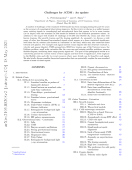 Arxiv:2105.05208V2 [Astro-Ph.CO] 18 May 2021 II.2.3