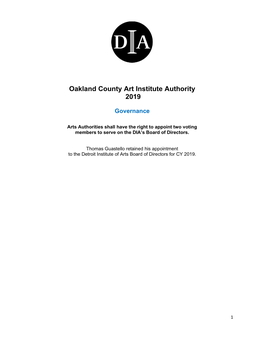Oakland County Arts Authority