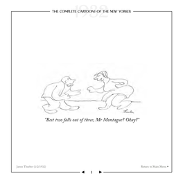 1932 Cartoons of the New Yorker