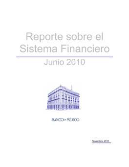 Reporte Sobre El Sistema Financiero Junio 2010