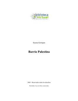 Barrio Palestina