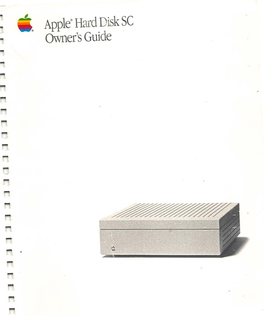 Apple Hard Disk SC Owners Guide 1989.Pdf