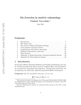 On 2-Torsion in Motivic Cohomology