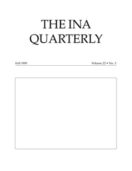 The Ina Quarterly