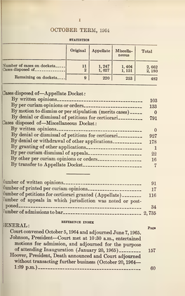 October Term, 1964