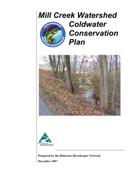 Mill Creek Watershed Coldwater Conservation Plan