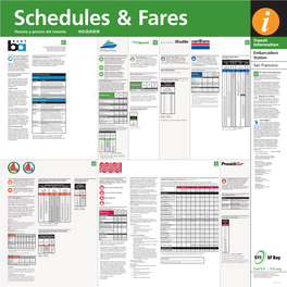 Transit Information Embarcadero Station San Francisco