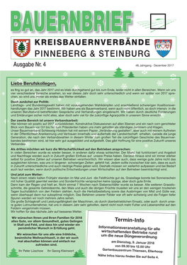 Kreisbauernverbände Pinneberg & Steinburg