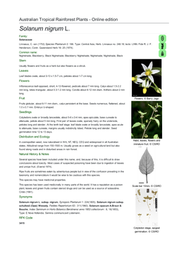 Solanum Nigrum L