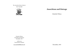 Anarchism and Outrage