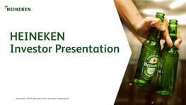 November 2019 | Heineken NV