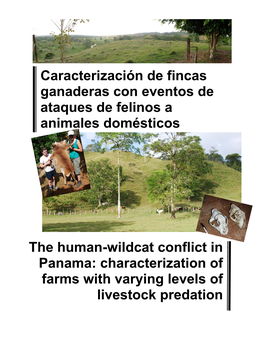 Caracterización De Fincas Ganaderas Con Eventos De Ataques De Felinos a Animales Domésticos