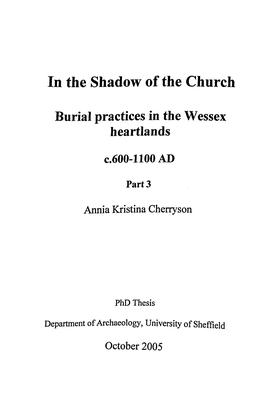 Burial Practices in the Wessex Heartlands