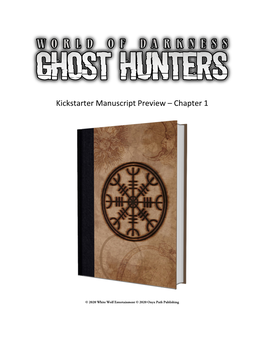 Kickstarter Manuscript Preview – Chapter 1