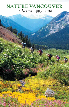 Nature Vancouver, a Portrait: 1994–2010 © 2012 Vancouver Natural History Society