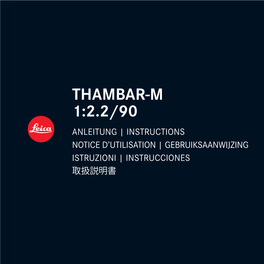 Thambar-M 1:2.2/90