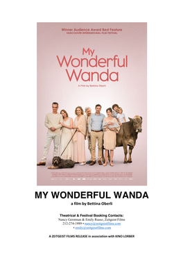 MY WONDERFUL WANDA a Film by Bettina Oberli