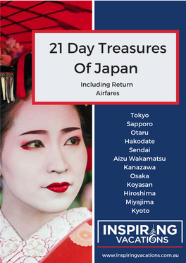 21 Day Treasures of Japan
