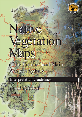 Native Vegetation Maps of the Cumberland Plain Western Sydney