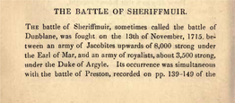 The Battle of Sheriffmuir