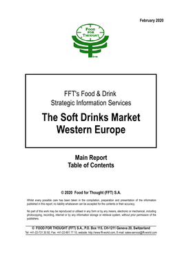 The Soft Drinks Market Western Europe