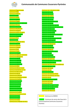 Communautés De Communes Couserans-Pyrénées