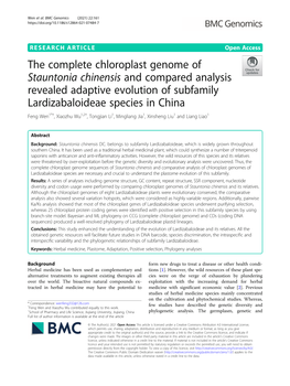 Downloaded Identify Whether These Residue Sites Had Potentially from NCBI ( and the Accession Numbers Can Evolved Under Selection [53]