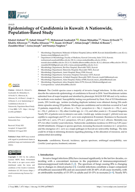 Epidemiology of Candidemia in Kuwait: a Nationwide, Population-Based Study