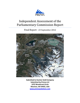 Prizma Independent Assessment of Parliamentary Commission Report