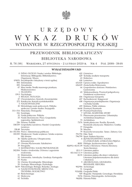 Przewodnik Bibliograficzny Biblioteka Narodowa R