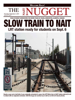 LRT Station Ready for Students on Sept. 6