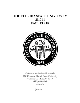 The Florida State University 2010-11 Fact Book