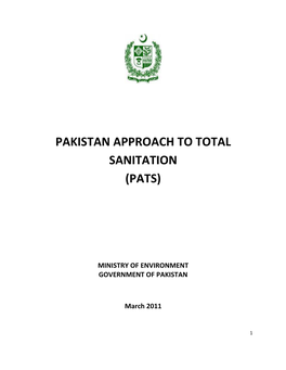 Pakistan Approach to Total Sanitation (Pats)