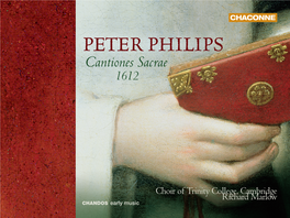 PETER PHILIPS Cantiones Sacrae 1612