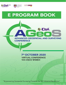 Advanced Geospatial and Surveying 2020 (Ageos2020) E-Programme Book