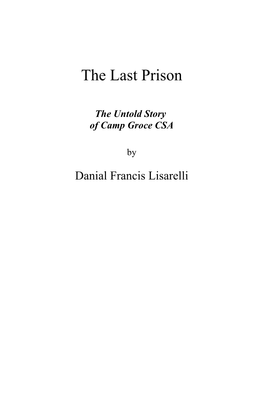 The Last Prison
