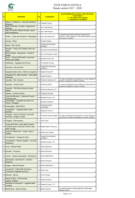 ENTE PARCO ANTOLA Bando Sentieri 2017 - 2020