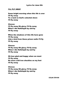 English Lyrics