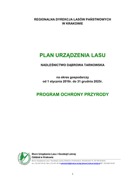 Plan Urządzenia Lasu