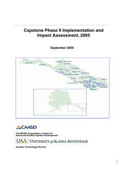 Capstone Phase II Implementation and Impact Assessment, 2005