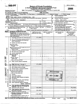 Form 990-PF 2006