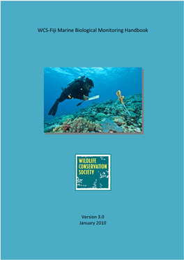 WCS-Fiji Marine Biological Monitoring Handbook
