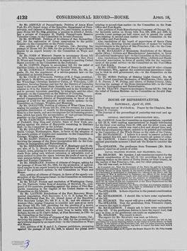 Congressional Record-House. April 18;