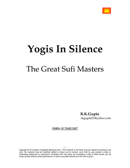 Yogis in Silence