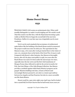 Home Sweet Home 1931