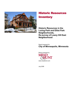 Historic Resources Inventory